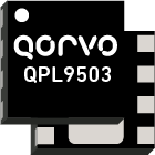 Qorvo QPL9503 flat gain LNA with 21.6 dB gain from 600 to 6000MHz