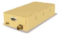 Aethercomm model number SSPA 6.0-12.0-100 operates from 6 to 12GHz and delivers a minimum output power of 100 Watts.
