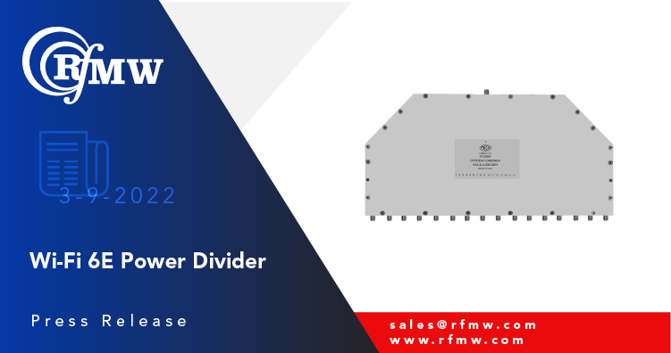 The MECA Electronics 816-2-4.250-M01 RF power divider offers 16-way, in-phase performance from 0.5 to 8 GHz.