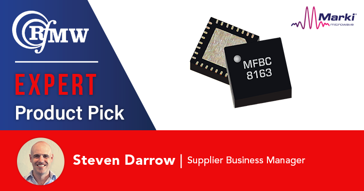 RFMW chooses MFBA-0000XPSM series of MMIC surface mount bandpass filters for its Expert Product Pick