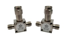 MECA 2-way resistive power dividers cover DC-18GHz (802-3-9.000) and DC-26.5GHz (802-3-13.250)