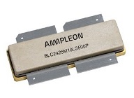 Ampleon BLC2425M10LS500P, 32 V LDMOS power transistor with 500 W for pulsed and CW applications 2400 to 2500 MHz. 