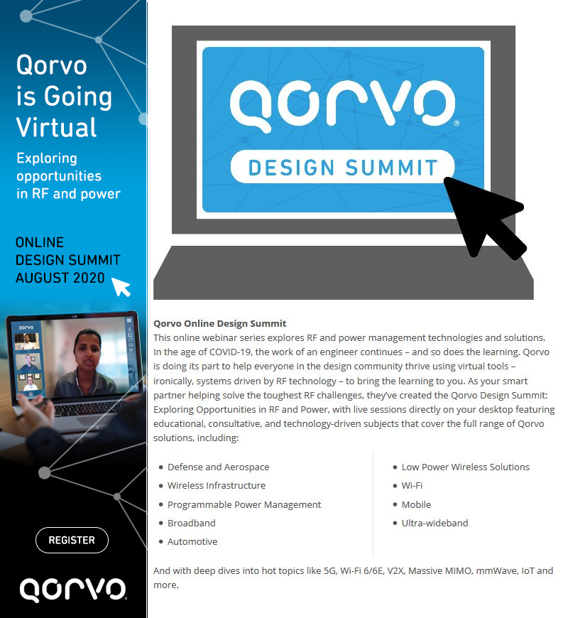 Qorvo Online Design Summit 