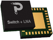 pSemi combines Switch and LNA for single and dual channel use in massive MIMO 5G