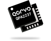 The Qorvo QPA2237 offers 10W of saturated output power from 30MHz to 2.5GHz.