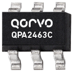 Qorvo QPA2463C 50 to 4000MHz active bias HBT amplifier with 3V operation