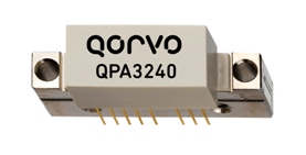 Qorvo's QPA3240 supports DOCSIS 3.1 CATV with up to 24.5dB gain from 45-1218MHz.