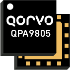 Qorvo QPA9805 700 to 1000MHz balanced amplifier offer 27dBm output power with 20dB gain