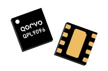 The Qorvo QPL9096 Bypass LNA Gain Block spans 1700 to 2700MHz offering 25 dB gain, +33.5 dBm OIP3, and 0.75 dB noise figure while drawing 60 mA current from a +4.2 V supply.