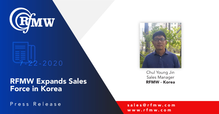 RFMW Announces Sales Force Expansion - Korea