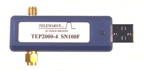 Telemakus TEP2000-4 Digital Phase Shifter spans 1-2GHz with 400deg typical phase shift