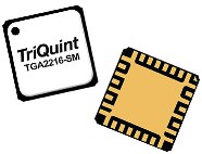 TriQuint's TGA2216-SM GaN, cascode amplifier operating from 0.1 - 3GHz