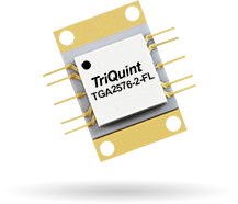 TGA2576-2-FL from TriQuint covers 2.5 to 6GHz and provides 40W of saturated output power