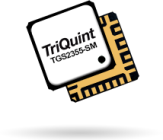 TGS2355-SM from TriQuint handles 100W pulsed power to 6GHz