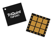 TriQuint Small Cell power amplifiers TQP2451 and TQP2453 support 1900MHz and 1800MHz transmitter designs
