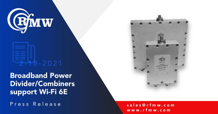 The MECA Electronics 802-2-4.250 RF power divider/combiner offers 2-way, in-phase performance from 0.5 to 8 GHz. 