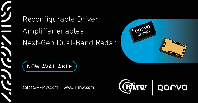 The Qorvo QPA0004 dual-band GaN MMIC power amplifier enables next generation S and X-band radar systems 
