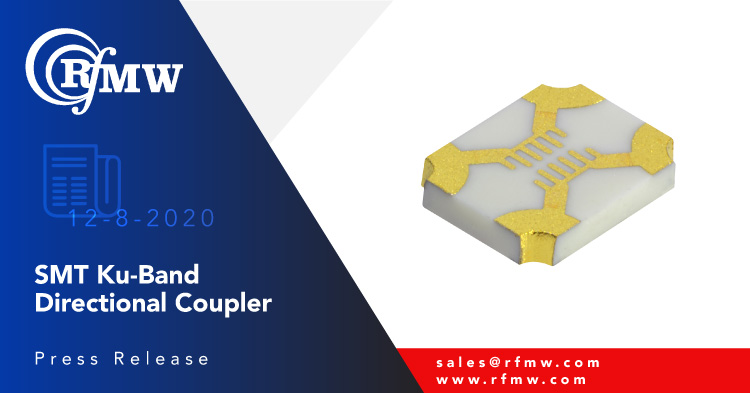 the Knowles FPC06075 spans 12 to 18 GHz and provides a 10 dB coupling factor for Ku-band applications.