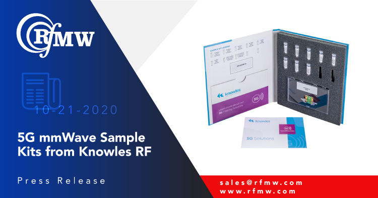 Developed for use in Next-Generation mmWave radio applications, these Knowles passive device kits include 5G filters, directional couplers, 2-way and 4-way power dividers