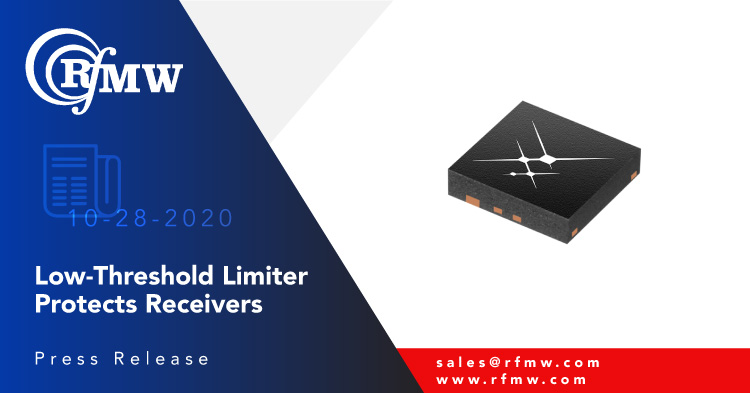 The Skyworks SKY16603-632LF high linearity, low-threshold, dual PIN limiter diode module integrates diodes and DC blocking caps into a 0.6 to 6 GHz module 