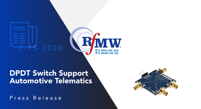 The Skyworks Solutions SKY5A1007 is a 0.4 to 5.9 GHz DPDT switch with high-linearity 