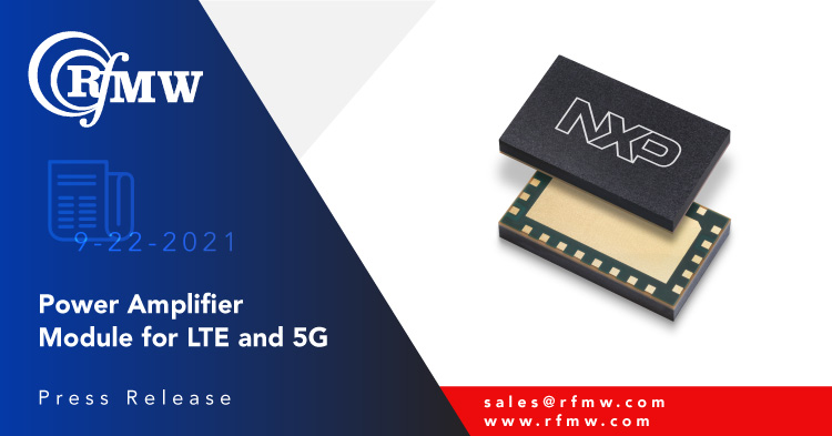 The NXP A3M39TL039 is a 28 V, 50-ohm matched integrated Doherty LDMOS Multi-Chip Module covering the cellular infrastructure bands between 3700-3980 MHz.