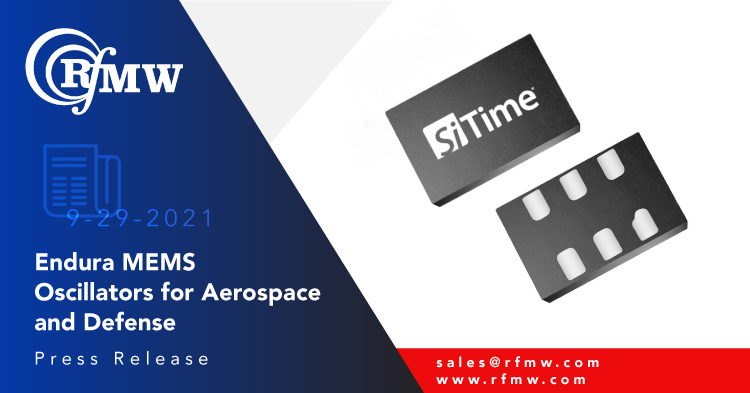SiTime EnduraTM MEMS-based SiT8944 oscillators are among the most reliable and highest quality oscillators for high-reliability aerospace and defense applications.