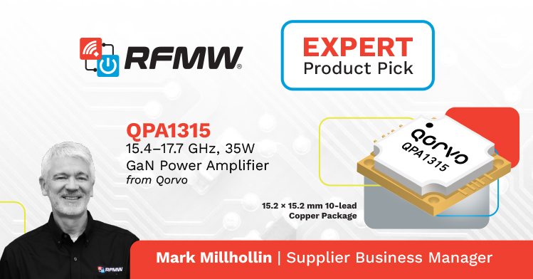 Qorvo’s QPA1315 GaN Power amplifier 