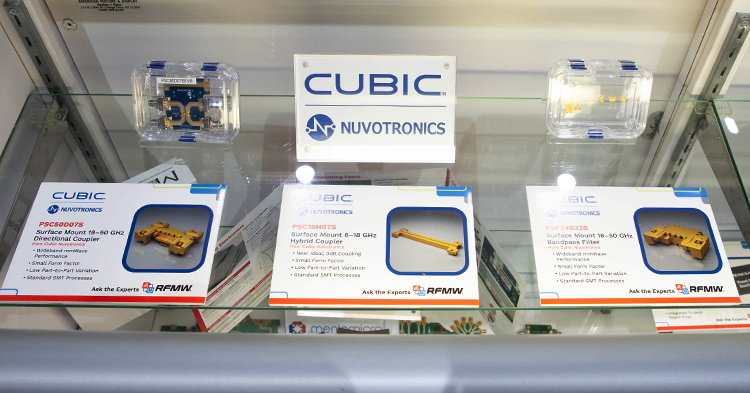 Cubic Nuvotronics displays high performance couplers and bandpass filters at the RFMW booth at IMS 2023