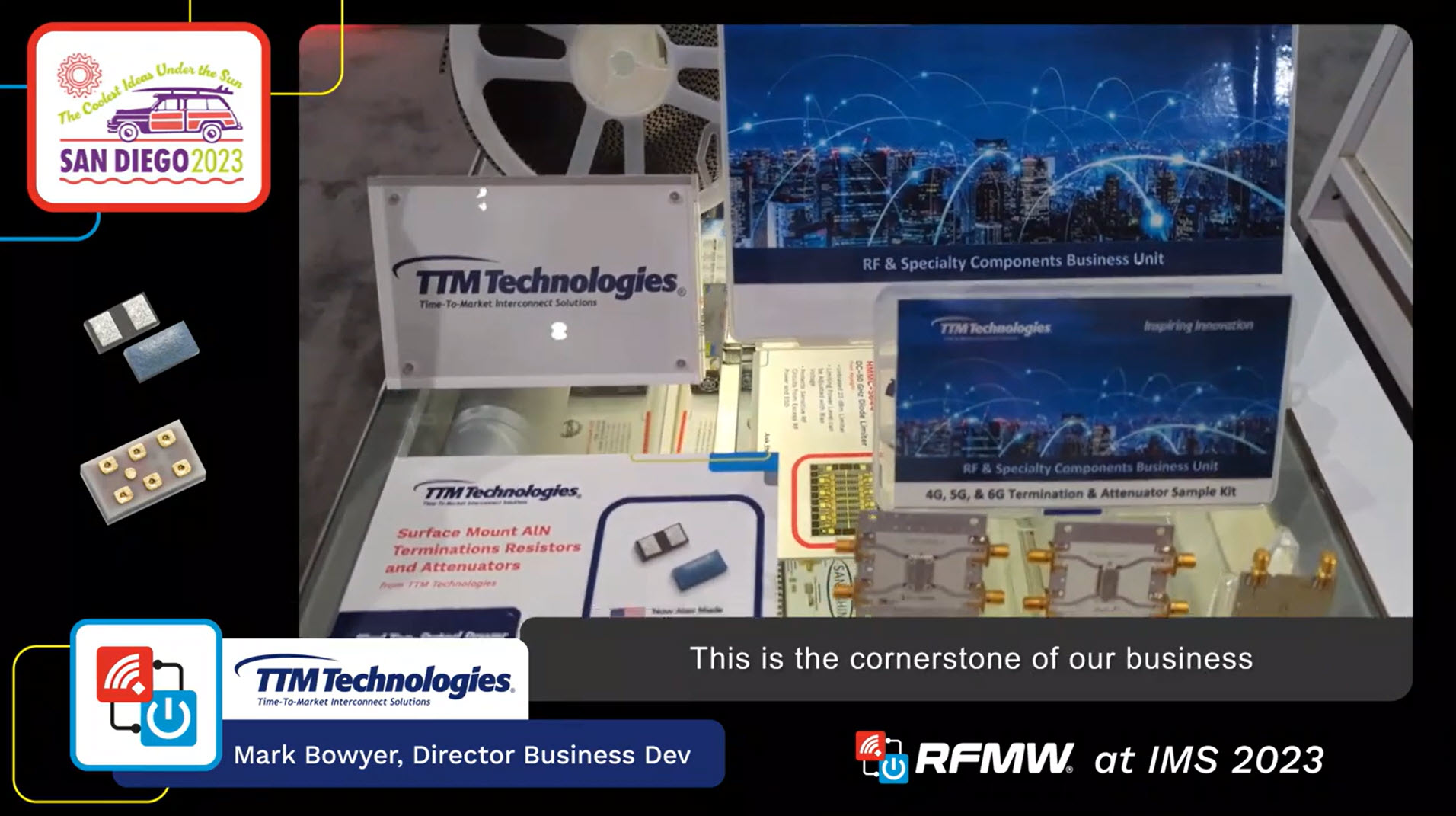 TTM Technologies speaks to RFMW about some of their exciting new products at the RFMW Booth at IMS 2023.