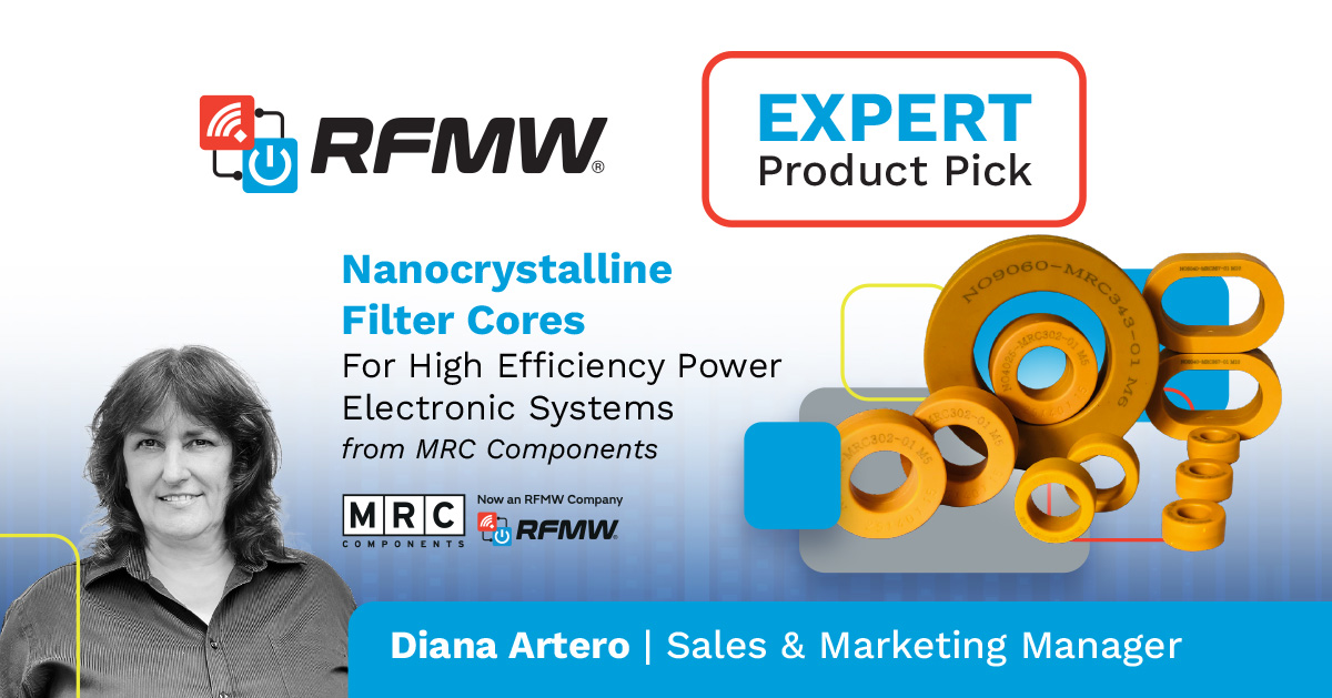Diana Artero chooses MRC Nanocrystalline Filter Cores